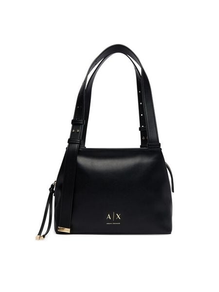 Armani Exchange Torebka XW002604 AF19902 UC001 Czarny. Czarne torebki klasyczne damskie Armani Exchange, bez wzorów, ze skóry, bez dodatków. Za 654.99 zł.