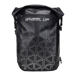 Torba rowerowa na bagażnik Wheel Up 14009. Czarne torebki klasyczne damskie WHEEL UP, bez wzorów, bez dodatków. Za 249.00 zł.