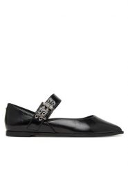 Buffalo Baleriny Marly Riv 1621044 Czarny. Czarne baleriny damskie Buffalo, bez wzorów, ze skóry, bez obcasa. Za 349.99 zł.