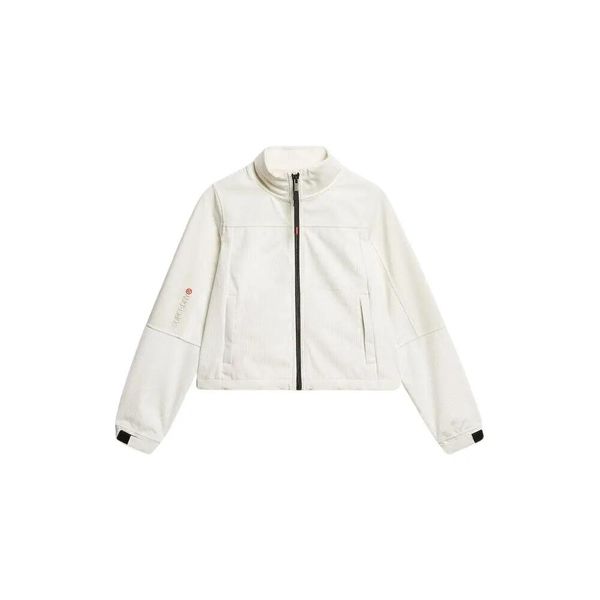Damska wodoodporna kurtka z kapturem Superdry Classic Trekker. Białe kurtki damskie Superdry., s, bez wzorów, z materiału, z kapturem. Za 361.75 zł.