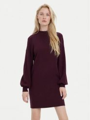 Vero Moda Sukienka dzianinowa Nancy 10249116 Fioletowy Loose Fit. Fioletowe sukienki damskie Vero Moda, s, bez wzorów, z dzianiny, bez kołnierzyka, bez ramiączek. Za 199.99 zł.