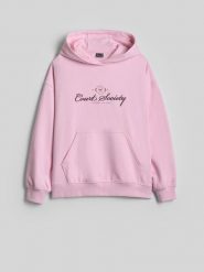 4F Bluza dresowa loose z kapturem damska - różowa L. Czerwone bluzy sportowe damskie 4f, l, z dresówki. Za 169.99 zł.