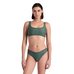 Strój kąpielowy damski dwuczęściowy bikini na basen plażę Arena Team. Białe bikini damskie Arena, bez wzorów. Za 169.99 zł.