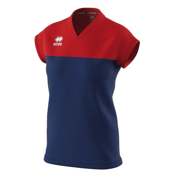 T-Shirt Errea Bessy Koszulka Krótki Rękaw Ad Damskie. Czerwone bluzki sportowe damskie ERREA, m, bez wzorów, z materiału, bez ramiączek. Za 204.99 zł.