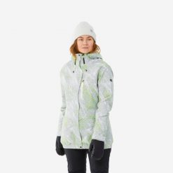 Kurtka snowboardowa damska Dreamscape SNB 100. Kurtki damskie DREAMSCAPE, na zimę, m, bez wzorów, z materiału, bez kaptura. Za 299.99 zł.