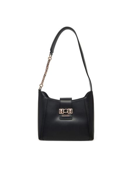 Guess Torebka Jane HWVG98 91010 Czarny. Czarne torebki klasyczne damskie Guess, z aplikacjami, ze skóry, bez dodatków. Za 399.99 zł.