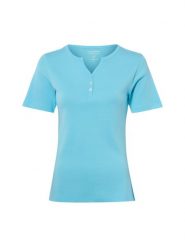 Brookshire Koszulka Kobiety Bawełna niebieski, XL. Niebieskie t-shirty damskie brookshire, xl, bez wzorów, z bawełny, bez kołnierzyka. Za 79.95 zł.