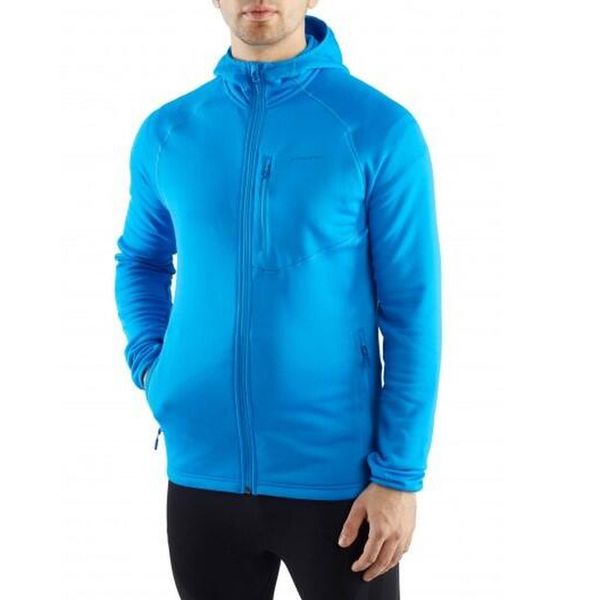 Bluza trekkingowa techniczna męska Viking Jukon Hoodie z kapturem na zamek. Niebieskie bluzy z kapturem męskie VIKING, m, z dzianiny. Za 208.00 zł.