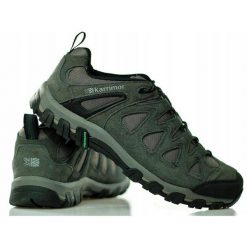 Buty trekkingowe męskie Karrimor Supa K931. Brązowe buty trekkingowe męskie Karrimor, z materiału, bez zapięcia, trekkingowe. Za 302.99 zł.