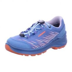 Buty trekkingowe męskie Lowa Zirrox Low Gtx. Niebieskie buty trekkingowe męskie Lowa, z materiału, bez zapięcia. Za 546.00 zł.