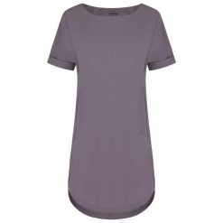 Sukienka damska Loap Ubakala w kolorze szarym. Fioletowe sukienki damskie LOOP, xs, bez wzorów, sportowe, bez kołnierzyka, bez ramiączek, sportowe. Za 214.99 zł.