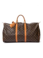 Louis Vuitton Torba podróżna w kolorze brązowym - 55 x 28 x 25 cm rozmiar: onesize. Brązowe torebki klasyczne damskie Louis Vuitton, bez wzorów, z materiału, bez dodatków. Za 4,493.99 zł.