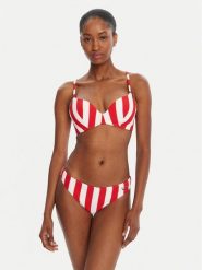 EA7 Emporio Armani Bikini 7W000295 AF12214 F0040 Czerwony. Czerwone bikini damskie EA7 Emporio Armani, bez wzorów. Za 399.99 zł.