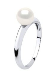 Mitzuko Złoty pierścionek z perłą rozmiar: 50. Szare pierścionki damskie Mitzuko, z perłą, złote. Za 739.99 zł.