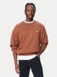 Adidas Bluza Trefoil Essentials LL1047 Brązowy ciemny Regular Fit. Brązowe bluzy bez kaptura męskie Adidas, m, z bawełny. Za 279.99 zł.