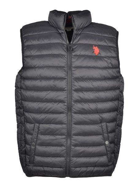 U.S. Polo Assn. Kamizelka pikowana w kolorze czarnym rozmiar: XL. Czarne kamizelki męskie U.S. Polo Assn., s. Za 165.71 zł.