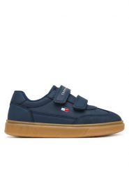 Tommy Hilfiger Sneakersy Low Cut Velcro Sneaker T1X9-35219-1269 S Granatowy. Niebieskie buty sportowe chłopięce Tommy Hilfiger, bez wzorów, ze skóry, bez zapięcia. Za 359.99 zł.