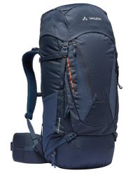 Plecaki>=50L Asymmetric 52+8. Niebieskie plecaki damskie Vaude, bez wzorów, z materiału. Za 977.85 zł.