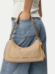 MICHAEL Michael Kors Torebka 32T6AY5W6Y Beżowy. Brązowe torebki klasyczne damskie MICHAEL Michael Kors, bez wzorów, bez dodatków. Za 1,209.00 zł.