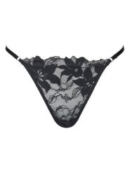 Hunkemöller Stringi Ingrid 300468 Czarny. Czarne stringi damskie Hunkemöller, m, bez wzorów, z syntetyku. Za 69.99 zł.