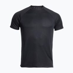 Koszulka do biegania męska Joma R-Night Iconic. Czarne t-shirty sportowe męskie Joma, na lato, m, z materiału, bez ramiączek, do biegania. Za 129.99 zł.