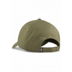 Czapka z daszkiem ESS Metal PUMA Cat PUMA Olive Green. Zielone czapki męskie Puma, bez wzorów, klasyczne. Za 61.00 zł.