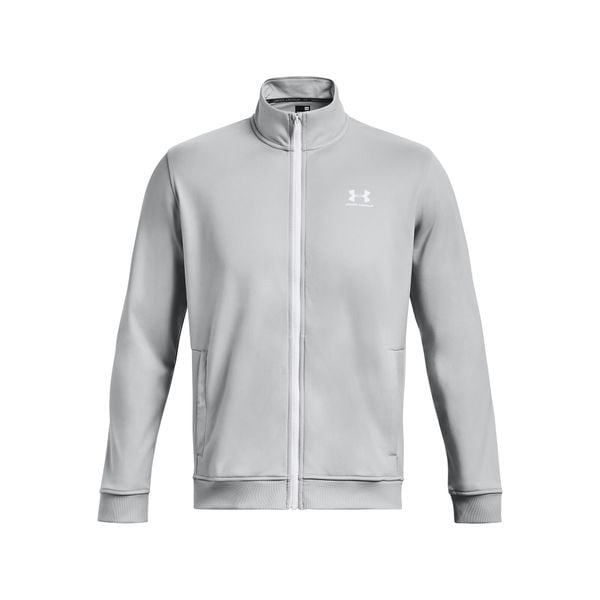 Kurtka z dresu Under Armour Sportstyle Tricot. Białe kurtki męskie Under Armour, xs, bez wzorów, z dresówki, z kapturem. Za 280.40 zł.