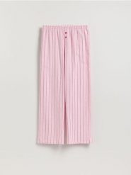 Spodnie od piżamy - różowy. Czerwone piżamy damskie Reserved, l, bez wzorów, z bawełny, bez ramiączek. Za 79.99 zł.