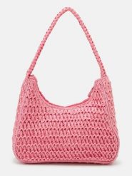 Monki Torebka w kolorze jasnoróżowym rozmiar: onesize. Różowe torebki klasyczne damskie Monki, bez wzorów, z materiału, bez dodatków. Za 56.79 zł.