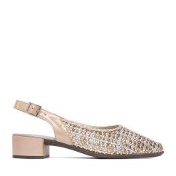 Czółenka Rieker. Żółte czółenka damskie Rieker, bez wzorów, bez obcasa. Za 319.99 zł.