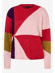 More & More Sweter w kolorze czerwono-jasnoróżowo-fioletowym rozmiar: 38. Czerwone swetry klasyczne damskie MORE & MORE, s, z materiału, bez kołnierzyka. Za 123.25 zł.