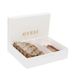 Torebka Guess. Brązowe torebki klasyczne damskie Guess, z aplikacjami, bez dodatków. Za 369.99 zł.