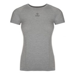 Damska koszulka funkcyjna Kilpi LEAPE-W. Szare t-shirty damskie Kilpi, bez wzorów, z poliesteru, bez kołnierzyka. Za 112.21 zł.