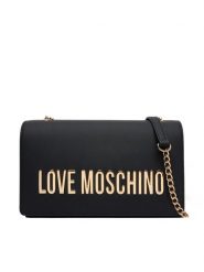 LOVE MOSCHINO Torebka JC4192PP0NKD0000 Czarny. Czarne torebki klasyczne damskie Love Moschino, bez wzorów, ze skóry, bez dodatków. Za 659.99 zł.