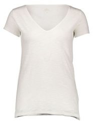 Replay Koszulka w kolorze białym rozmiar: S. Białe bluzki damskie Replay, s, bez wzorów, z bawełny, bez kołnierzyka, bez ramiączek. Za 91.56 zł.