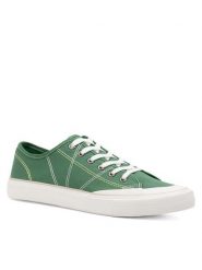 Lanetti Trampki S23V013A-1 Zielony. Zielone trampki i tenisówki męskie Lanetti, bez wzorów, z materiału, bez zapięcia. Za 64.99 zł.