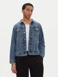 Calvin Klein Jeans Kurtka jeansowa J30J327588 Niebieski Slim Fit. Niebieskie kurtki męskie Calvin Klein Jeans, m, bez wzorów, z bawełny, bez kaptura. Za 349.99 zł.