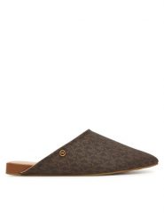 MICHAEL Michael Kors Klapki Cady 40T6CDFP1B Brązowy. Brązowe klapki damskie MICHAEL Michael Kors, bez wzorów, ze skóry, bez obcasa. Za 699.99 zł.