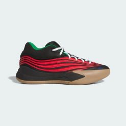 Buty Dame X. Czarne buty sportowe na co dzień damskie Adidas, bez wzorów, z gumy, do koszykówki. Za 399.00 zł.