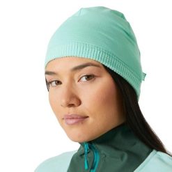 Czapka Helly Hansen Versalite. Niebieskie czapki męskie Helly Hansen, bez wzorów, z elastanu. Za 160.00 zł.