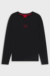Koszulka sportowa męska Hugo Loungewear Laze NERO. Czarne t-shirty sportowe męskie Hugo Boss, l, z materiału, bez ramiączek. Za 221.91 zł.