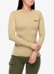 Bluza termoaktywna damska Turbat Hike Lite LS Thermo T-Shirt. Brązowe bielizna termoaktywna damska TURBAT, m, bez wzorów, z materiału. Za 126.49 zł.
