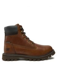 CAT Footwear Trapery Deplete Wp P721722 Brązowy. Brązowe buty zimowe męskie CAT Footwear, z nubiku, bez zapięcia. Za 611.99 zł.