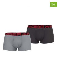 Under Armour Bokserki (2 pary) w kolorze szarym i antracytowym rozmiar: S. Czarne bokserki męskie Under Armour, bez wzorów. Za 70.08 zł.