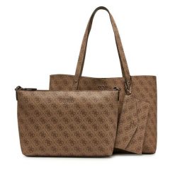 Torebka Guess. Brązowe torebki klasyczne damskie Guess, z aplikacjami, bez dodatków. Za 539.99 zł.
