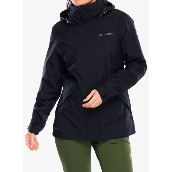 Kurtka damska Vaude Rosemoor 3in1 Jacket II. Czarne kurtki damskie Vaude, bez wzorów, bez kaptura. Za 914.05 zł.