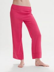 Simone Pérèle Spodnie piżamowe Songe 18S660 Różowy Comfort Fit. Czerwone piżamy damskie SIMONE PERELE, s, bez wzorów, z wiskozy, bez ramiączek. Za 299.99 zł.