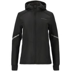 Bluza hybrydowa damska Endurance Princey PrimaLoft®. Czarne kurtki do biegania damskie Endurance, uniwersalny, z aplikacjami, z elastanu, bez kaptura, primaloft. Za 449.99 zł.