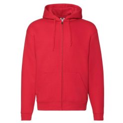 Bluza Męska Premium Z Pełnym Zamkiem Błyskawicznym. Czerwone bluzy bez kaptura męskie Fruit of the Loom, m. Za 132.99 zł.