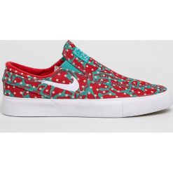 Nike - Tenisówki Zoom Janoski Slip RM. Czerwone trampki i tenisówki damskie Nike, bez wzorów, z gumy. W wyprzedaży za 269.90 zł.